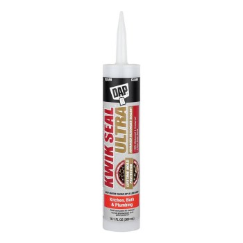 Kwik Seal Ultra Siliconized Sealant, Clear - 10 oz