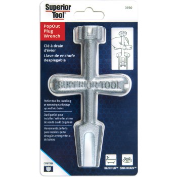 Superior Tool Pop-Out Plug Wrench