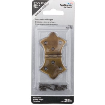 Antisaminches Hinge, Visual Pack 1814 1 - 11/16 x 3 - 1/16 inches