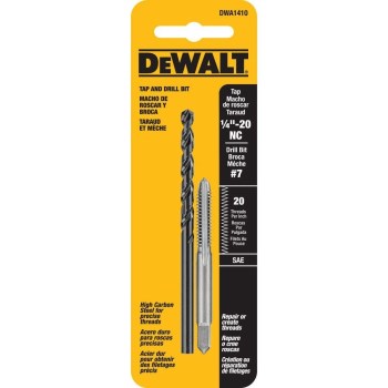 DeWalt Drill and Tap Set - 1/4-20 NC