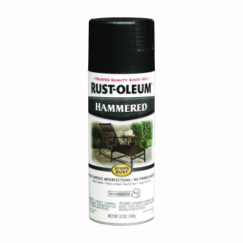 Spray Paint, Hammered Black Finish - 12 oz