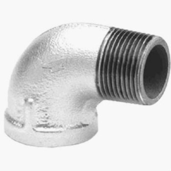Galvanized Malleable Iron 90 Degree Street Elbow - 3/4"