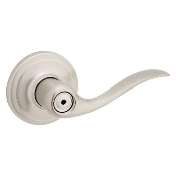 Kwikset Tustin Privacy Lever Lock - Satin Nickel