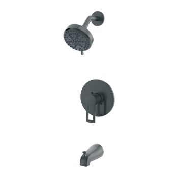 Compass Westdale Tub/Shower Faucet, Black Stainless