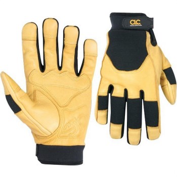 Hybrid Deerskin Work Gloves - Medium