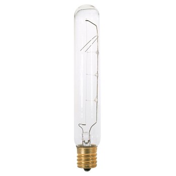 Tubular Incandescent Bulb, T6.5 E17 - 25W Clear