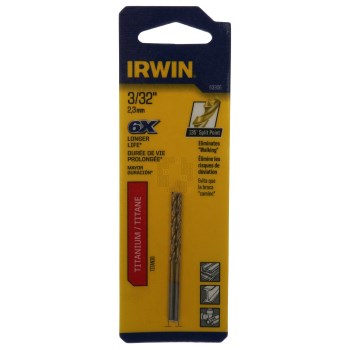 Irwin Titanium Nitride Drill Bit - 3/32"