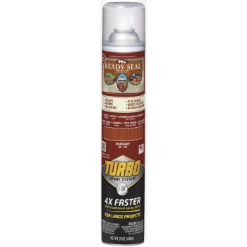 Ready Seal Wood Stain & Sealer Spray, Mahogany - 24 oz