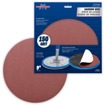 Marshalltown 9" Radial Sanding Disc, 150 Grit - 5-Pack