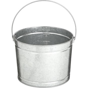 Metal Paint Pail with Handle - 5 Qt