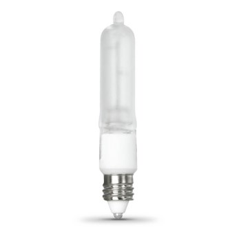 Light Bulb, Mini Candelabra Halogen Clear 120 Volt 75 Watt 
