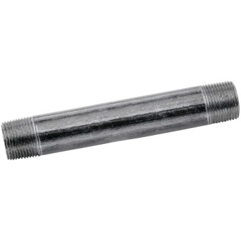 Pipe Nipple, Black Steel - 1/2" x 2"