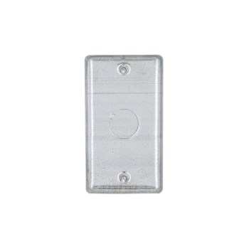 Hubbell 4" x 2" Handy Box Cover - 1/2" Knockout