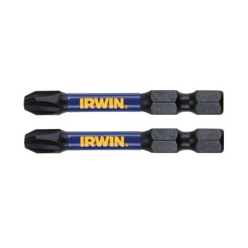 Irwin Impact Phillips Power Bit, #3 - 2", 2pk