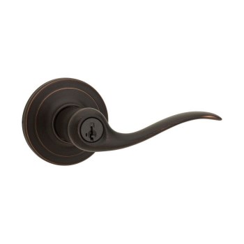 Tustin Keyed Entry Lever with SmartKey, Venetian Bronze
