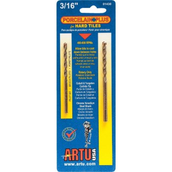 Porcelain Drill Bit & Pilot - 3/16"