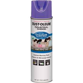 Rust-Oleum Livestock Marking Paint, Fluorescent Purple - 17 oz