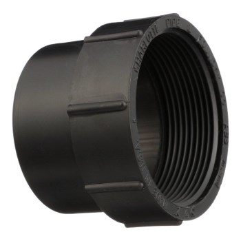 Charlotte Pipe ABS DWV Cleanout Adapter - 2"