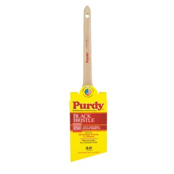 Purdy Adjutant Angle Sash Brush, Black Bristle - 3"
