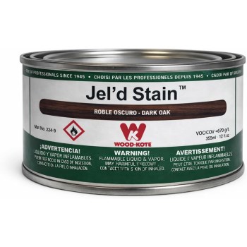 Jel'd Stain, Dark Oak - 12 oz