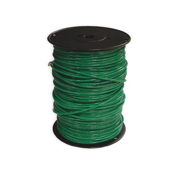 THHN Solid Building Wire, Green - 10 AWG x 500 Ft
