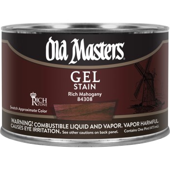 Gel Stain - Deep Red/Rich Mahogany,  Pint 