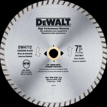 High Performance Masonry Diamond Blade - 7"