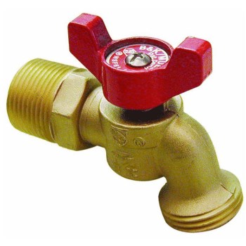 Quarter Turn Hose Bib ~ 3/4" Hose Thread Outlet x 1/2"MIP