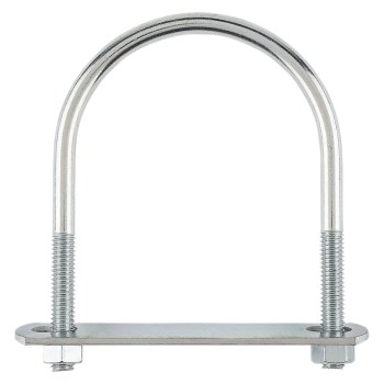 U-Bolt, Zinc Plated - 3-1/2" x 5-1/4"