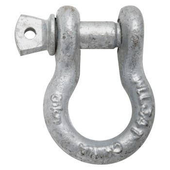 Galvanized Anchor Shackles, 3250 bc 5 / 16 Inches