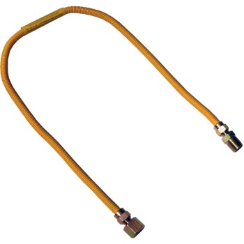 Gas Dryer Flex Coated Applicance Connector ~ 3/8 x 36"