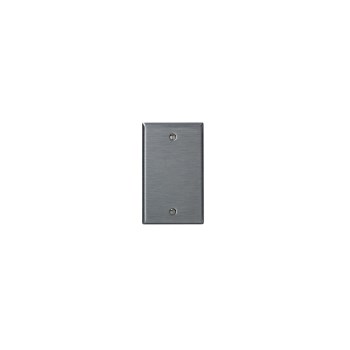Leviton 003-84014 Stainless Steel Blank Plate - 1-Gang