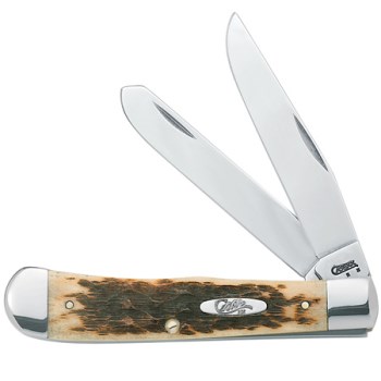 Trapper Knife - Amber Bone 