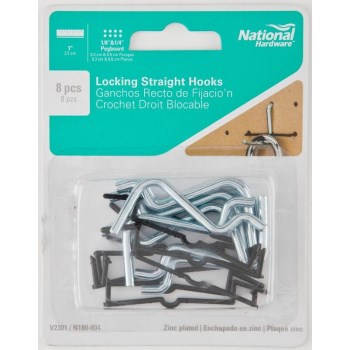 Angled Pegboard Hooks ~ For 1/8" Pegboards