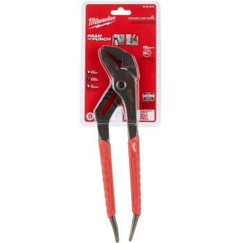 Straight-Jaw Pliers, Comfort Grip - 12"