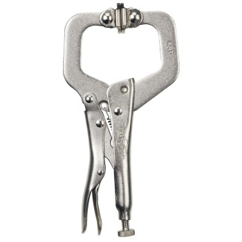 Irwin Vise-Grip Locking C-Clamp with Swivel Pads - 6"