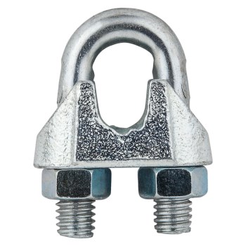 Wire Cable Clamp, Zinc Plated - 1/2"