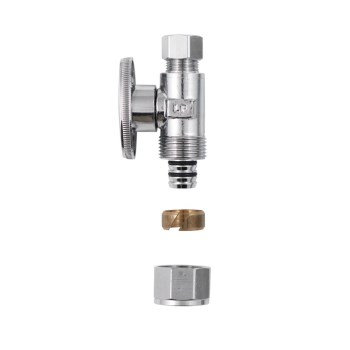 No Crimp PEX Straight Valve - 1/2" x 3/8"