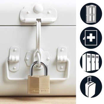 Master Lock Solid Brass Padlock - 1-9/16"