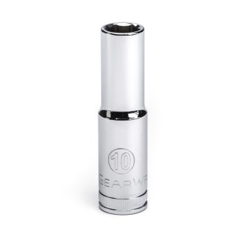 GearWrench Deep Socket - 3/8" Drive, 6-Point Metric, 10mm