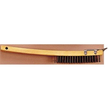 Long Handle Wire Brush with Scraper