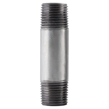 Pipe Nipple, Galvanized Steel - 3/4" x 1-3/8"