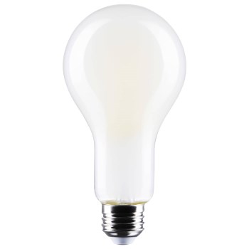 Satco LED A23 Bulb, Frosted - 21W, 200W Equivalent