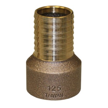 Merrill No-Lead Bronze Female Adapter, Barb x FIP - 1-1/4"