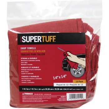 Red ShopTowels, 12 Pack