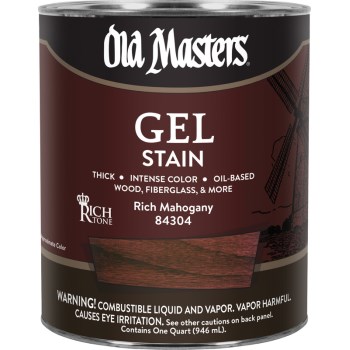 Gel Stain, Rich Mahogany ~ Quart 