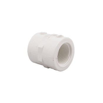 PVC Schedule 40 Coupling, FPT x FPT - 1"