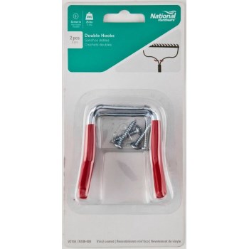 Vinyl Coated Double Screw Hook