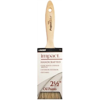 Linzer White Chinese Bristle Paint Brush - 2-1/2"