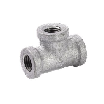 Anvil/Mueller Malleable Tee, Galvanized - 1/4"